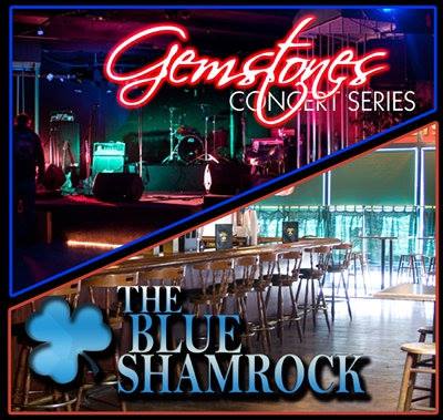 Blue Shamrock & Gemstones Logo